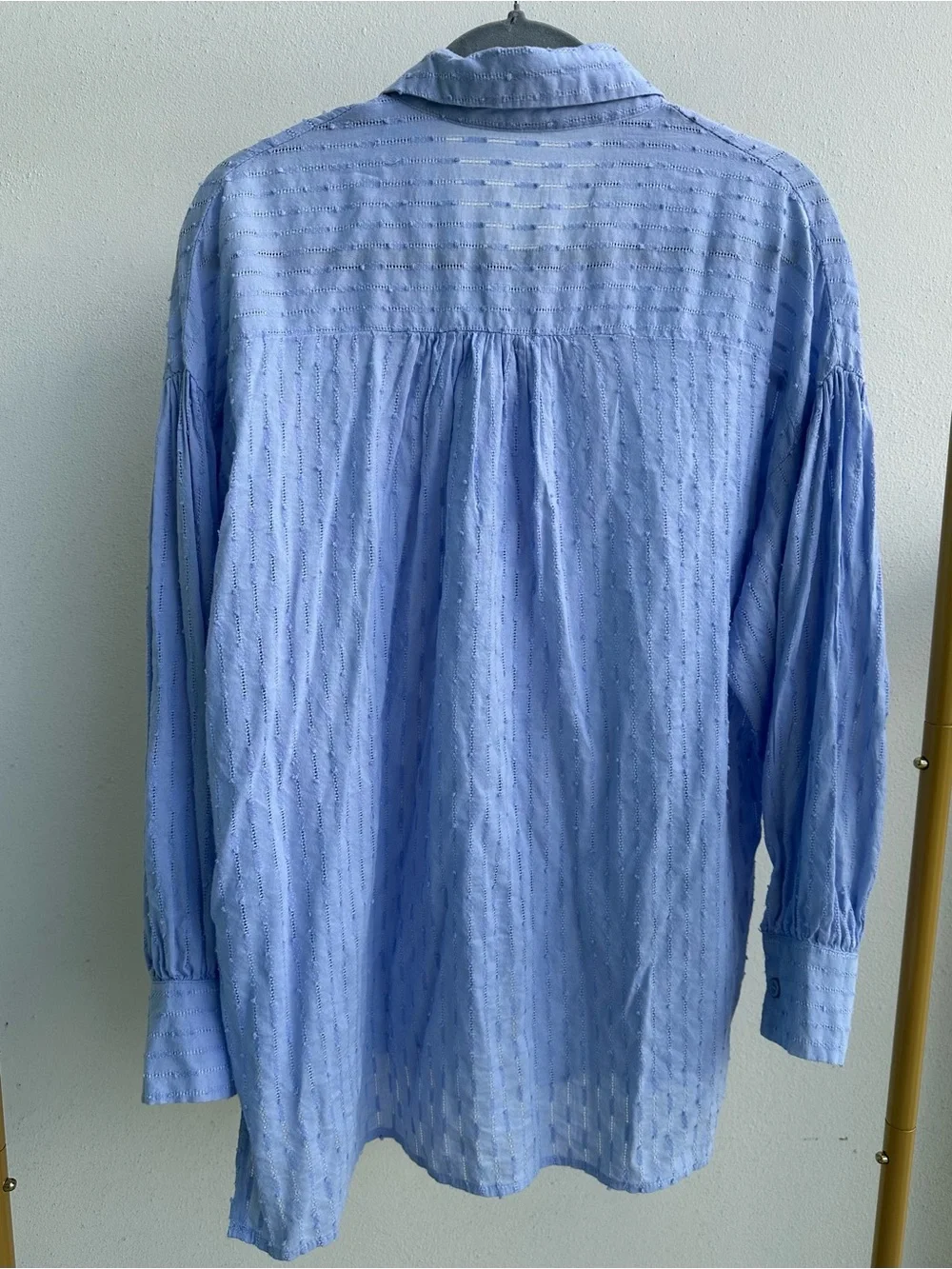 Light Blue Women's Two-Piece Lounge Set - Button Shirt & Shorts